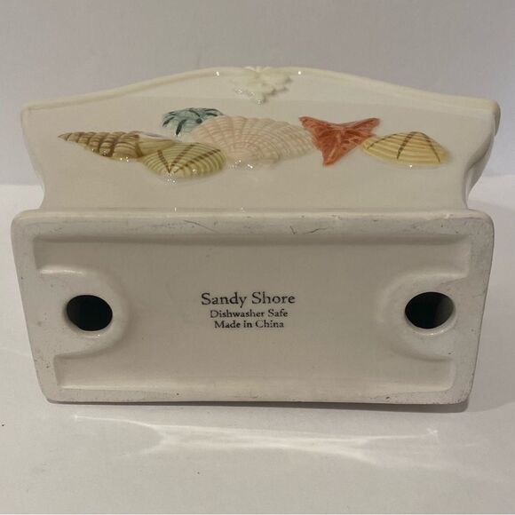 Sandy Shore Ceramic Napkin Holder - Picture 4 of 4